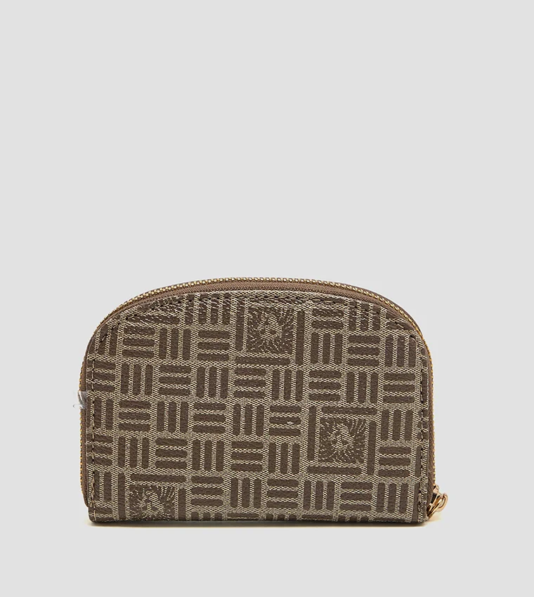 ANNE KLEIN  Anne Klein Patterned Zip-around Card Holder for Women | Best Price UAE